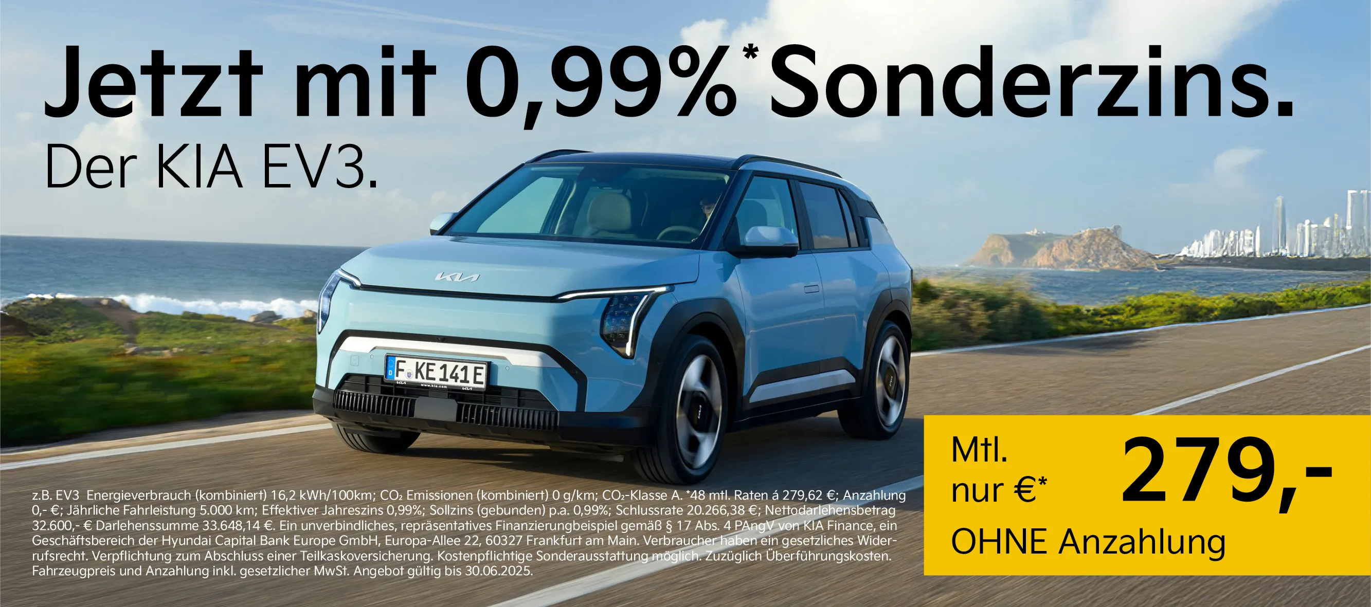 Kia EV3 Leasing