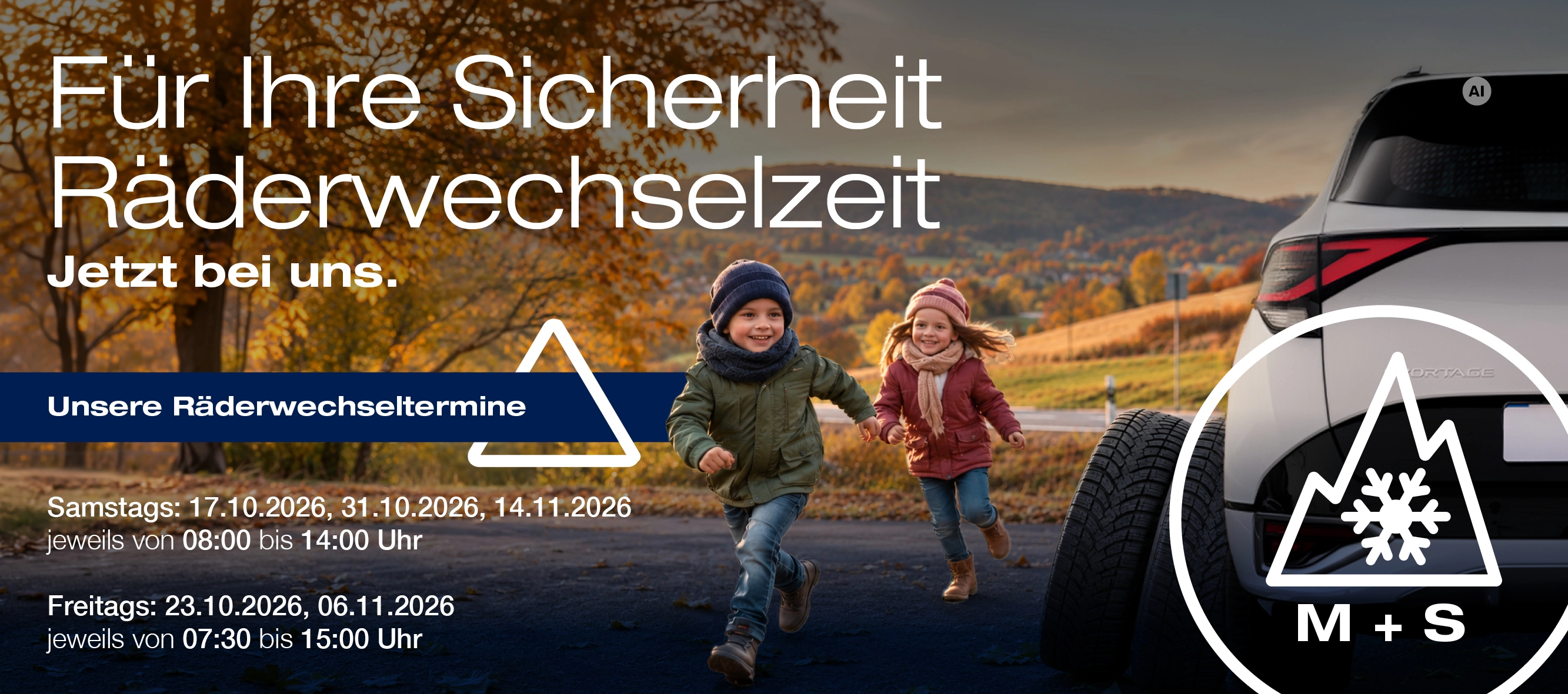 Räderwechsel Herbst 2026