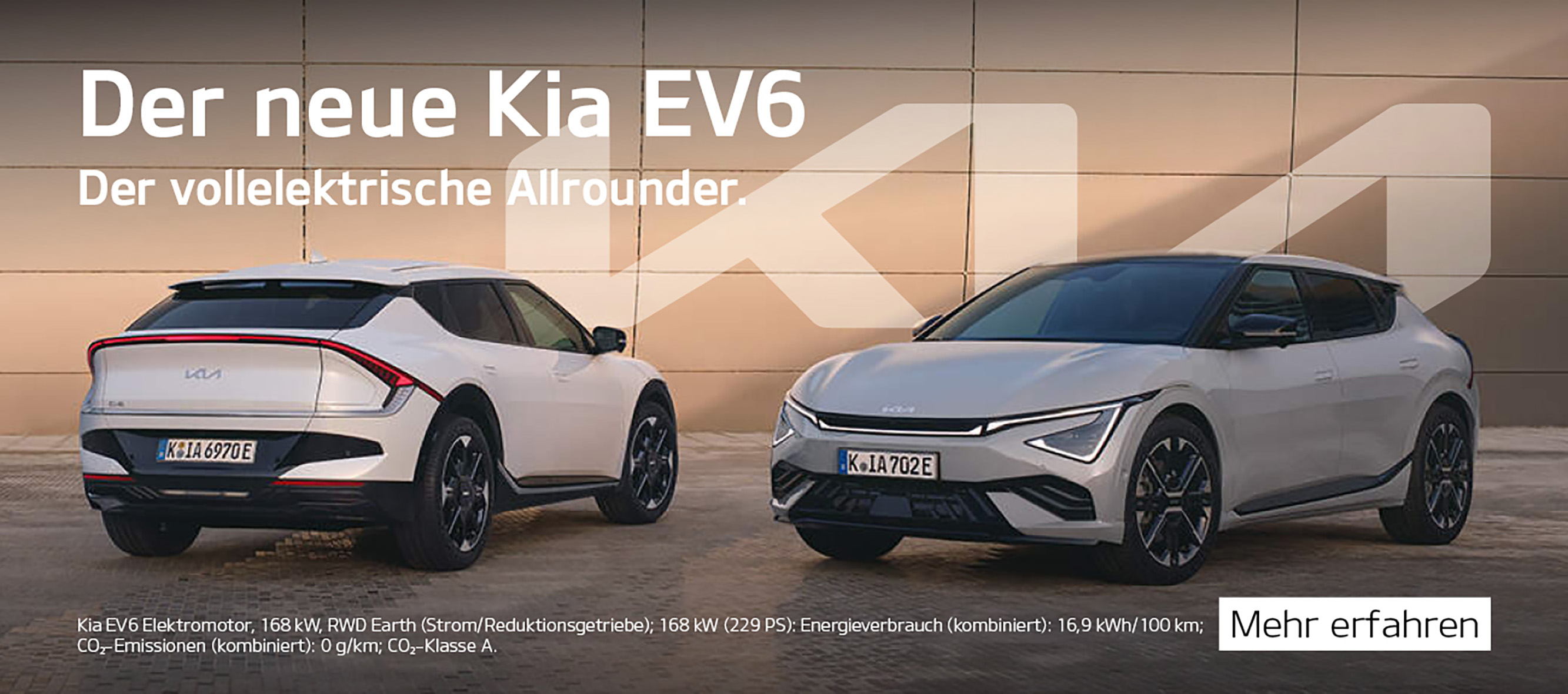 Slider der neue Kia EV6 