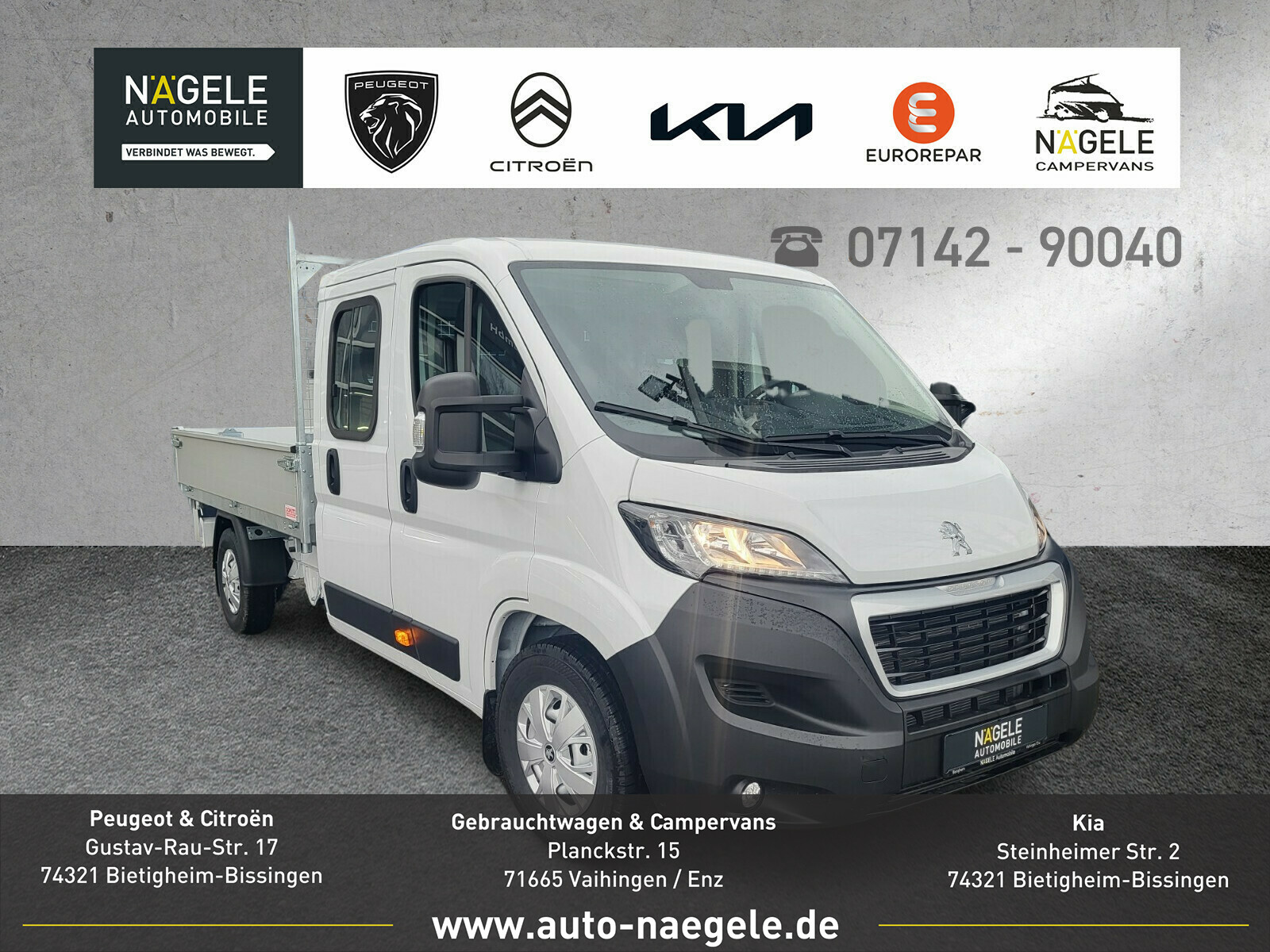 Boxer Kipper Doppelkab. 435 HDi 165 | Navi Klima