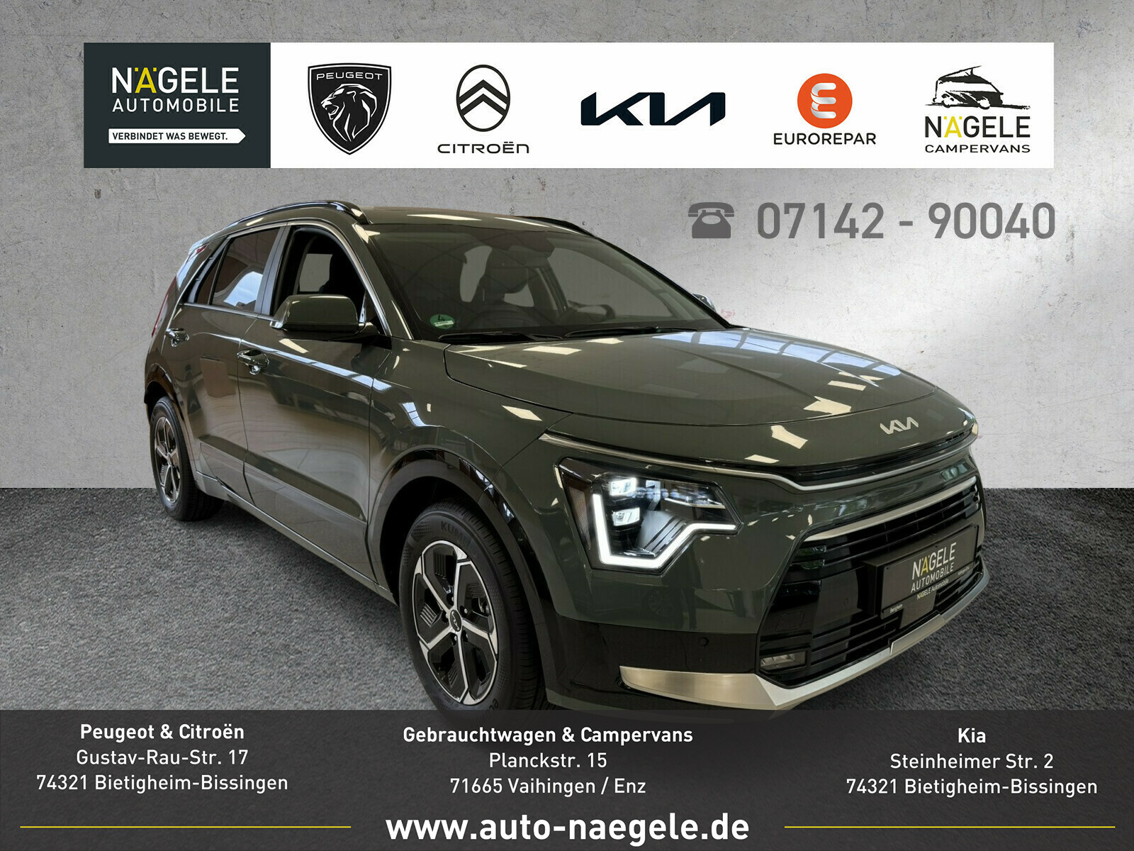Niro 1.6 Hybrid Spirit|Relax|GD|NAVI|Aut.