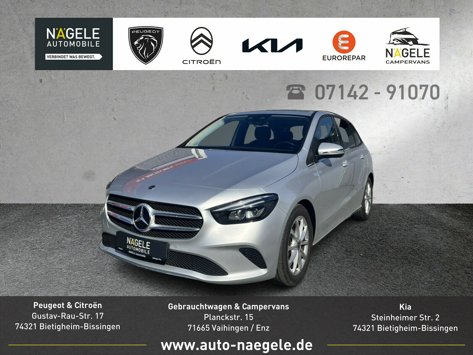 B 200 Style|Navi|LED|Keyless|RFK|Tempomat|AHK