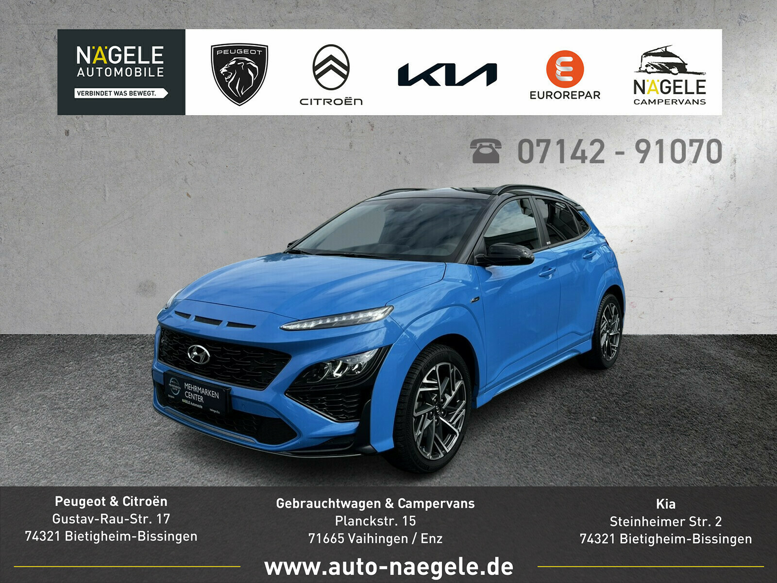 Kona 1.0 T-GDI N Line MHEV|Navi|Sitzbel.|LED
