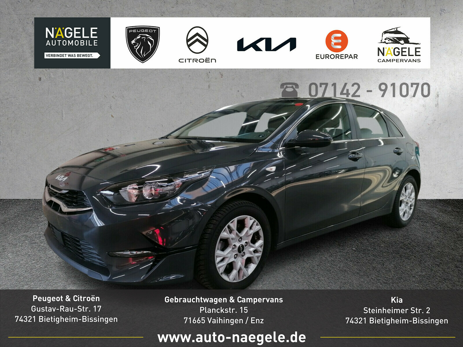 Ceed 1.5 T-GDI DCT Vision Navi+SZH+LHZ+ACC Klima