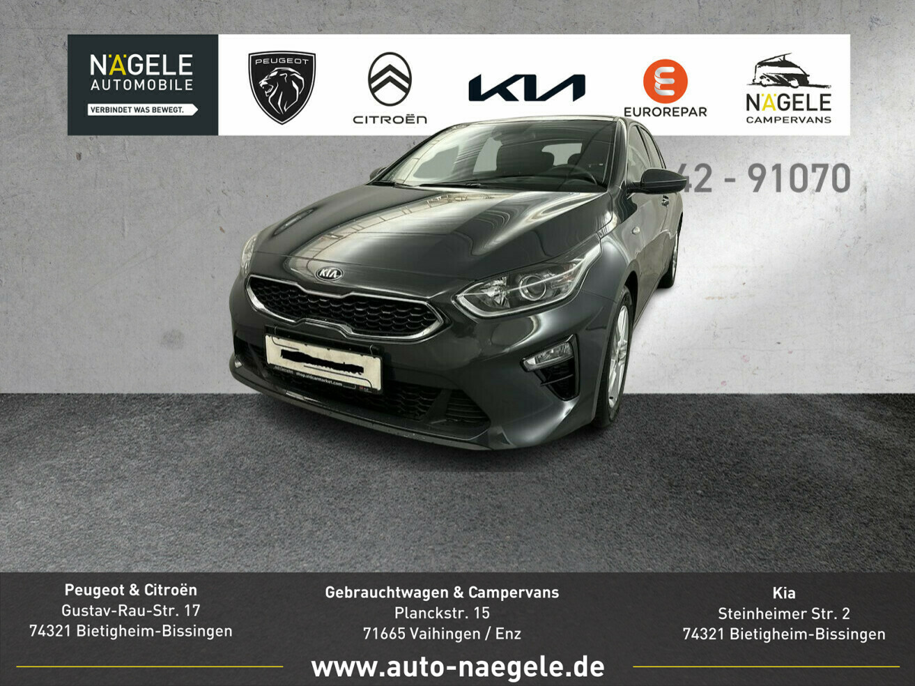 Ceed 1.4 TGDI Vision|Navi+SHZ+Tempomat+Carplay