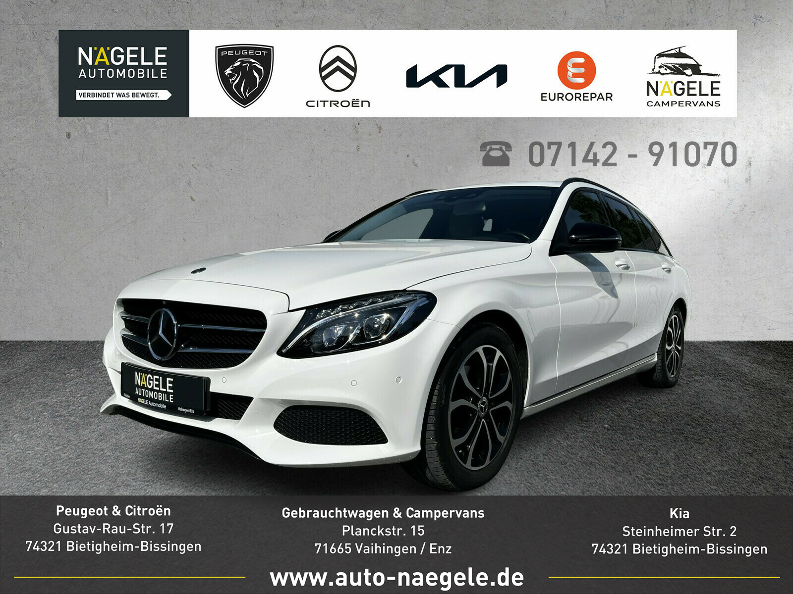 C 200 T Avantgarde+360°+Head up+ACC Navi/Autom.