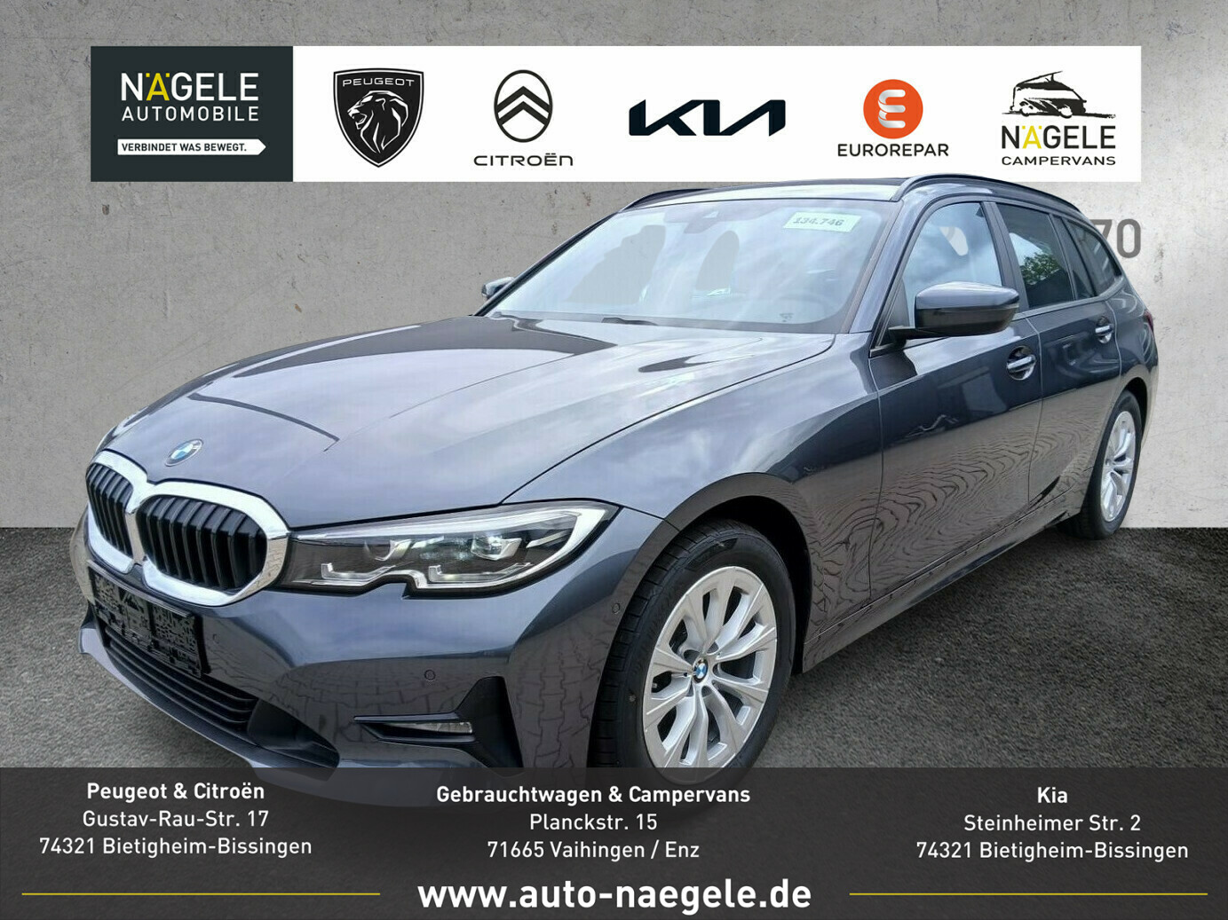 318d Touring|Live Cockpit+LED+Carplay+Tempomat