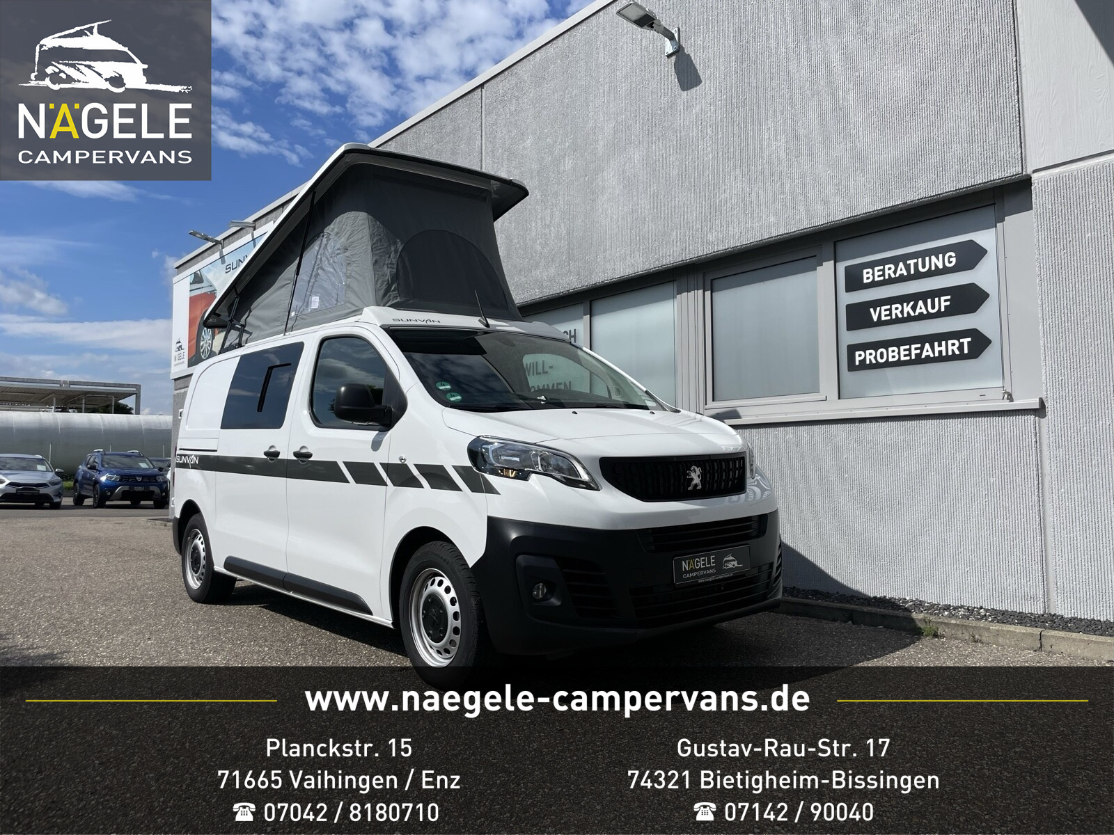 Sunvan Compact Wohnmobil FZG618 | Schlaf-Hubdach