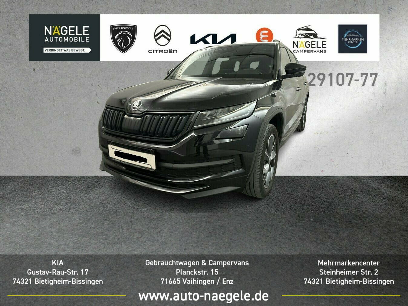 Kodiaq 2.0 TDI Sportline|Navi+Kessy+Pano+ACC LED