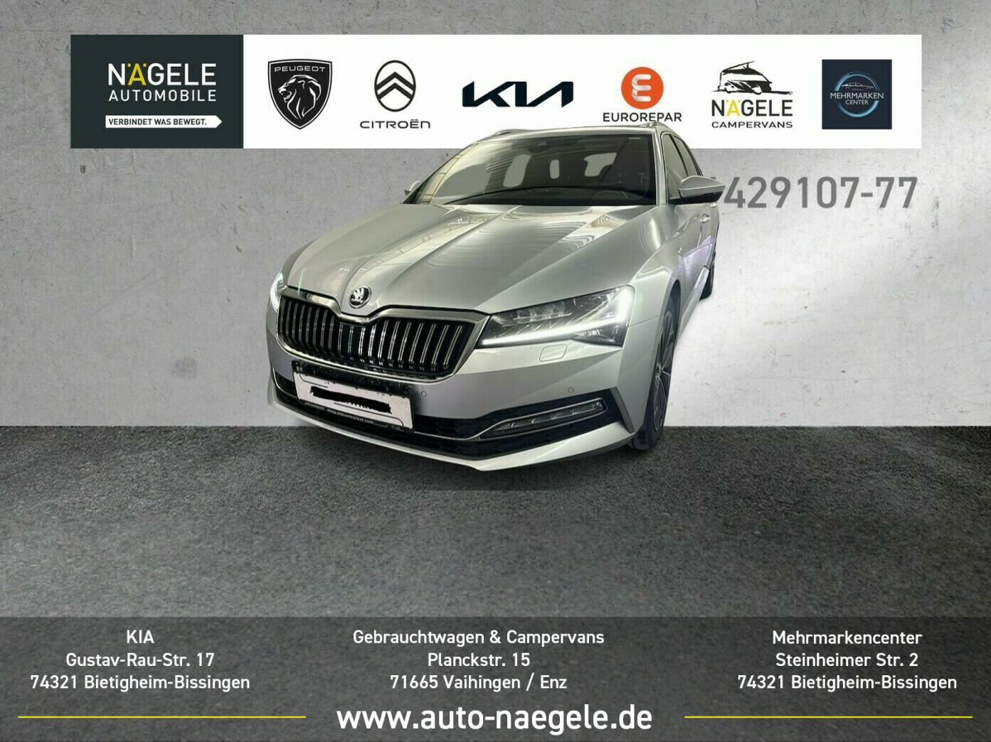 Superb 2.0 TDI L&K 4x4|ACC+Massage+Leder+AHK LED