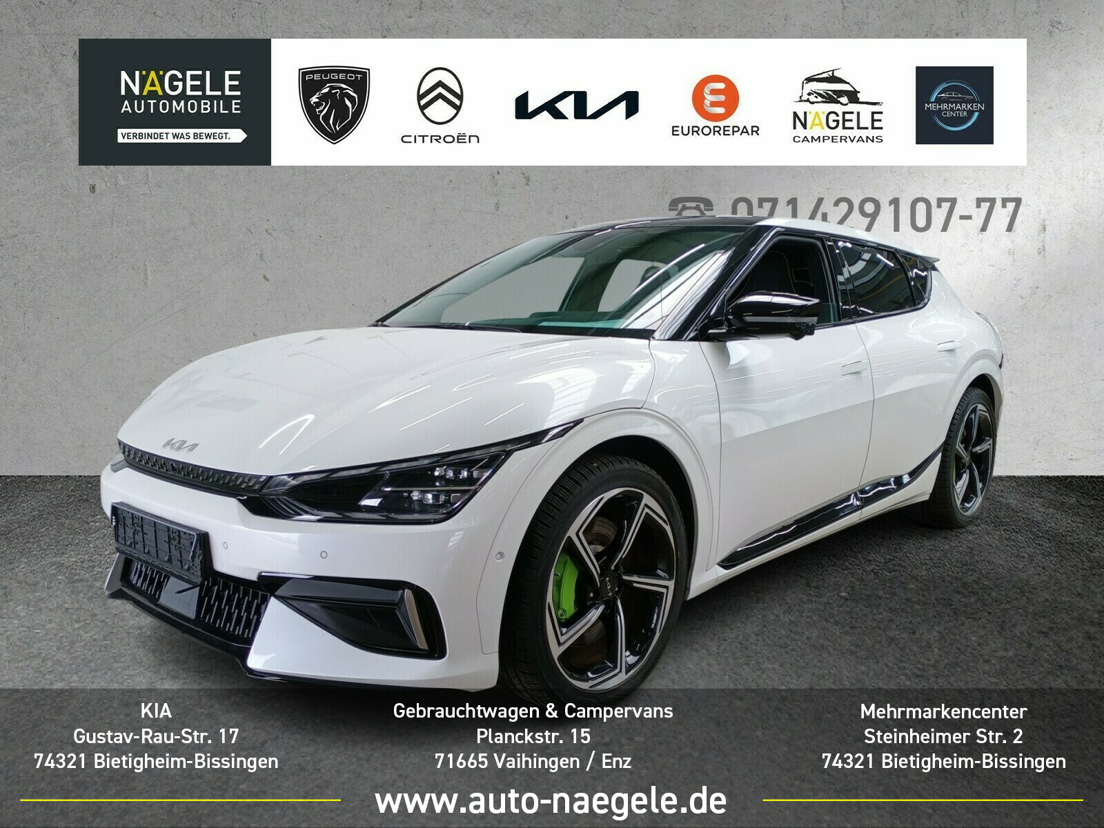 EV6 GT 77,4 kWh 4WD|Glasdach+Head-Up+360°+ACC