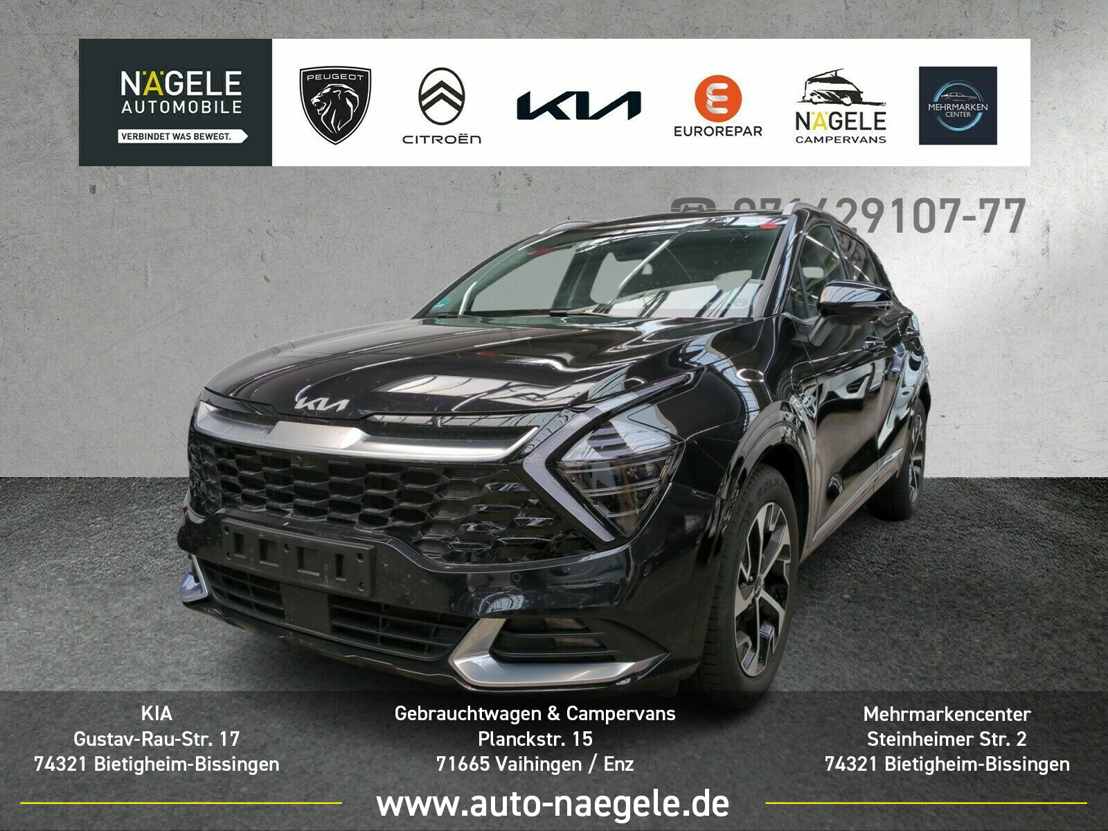 Sportage 1.6 T-GDI Spirit|ACC+Navi+Teilleder+SHZ