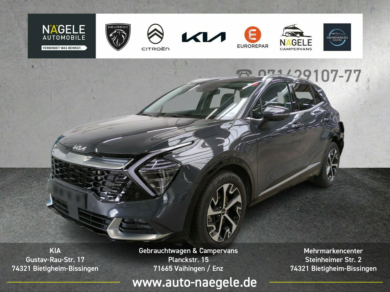 Sportage 1.6 T-GDI Spirit|ACC+Navi+Teilleder+SHZ
