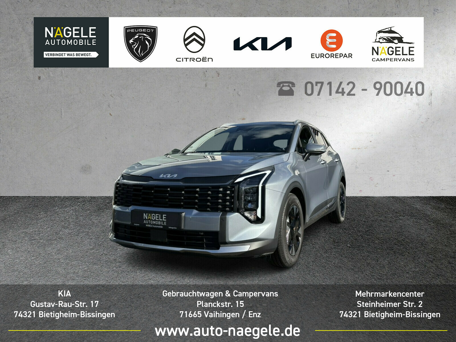 Sportage 1.6 T-GDI Vision+Komf.+ACC+Keyless LED