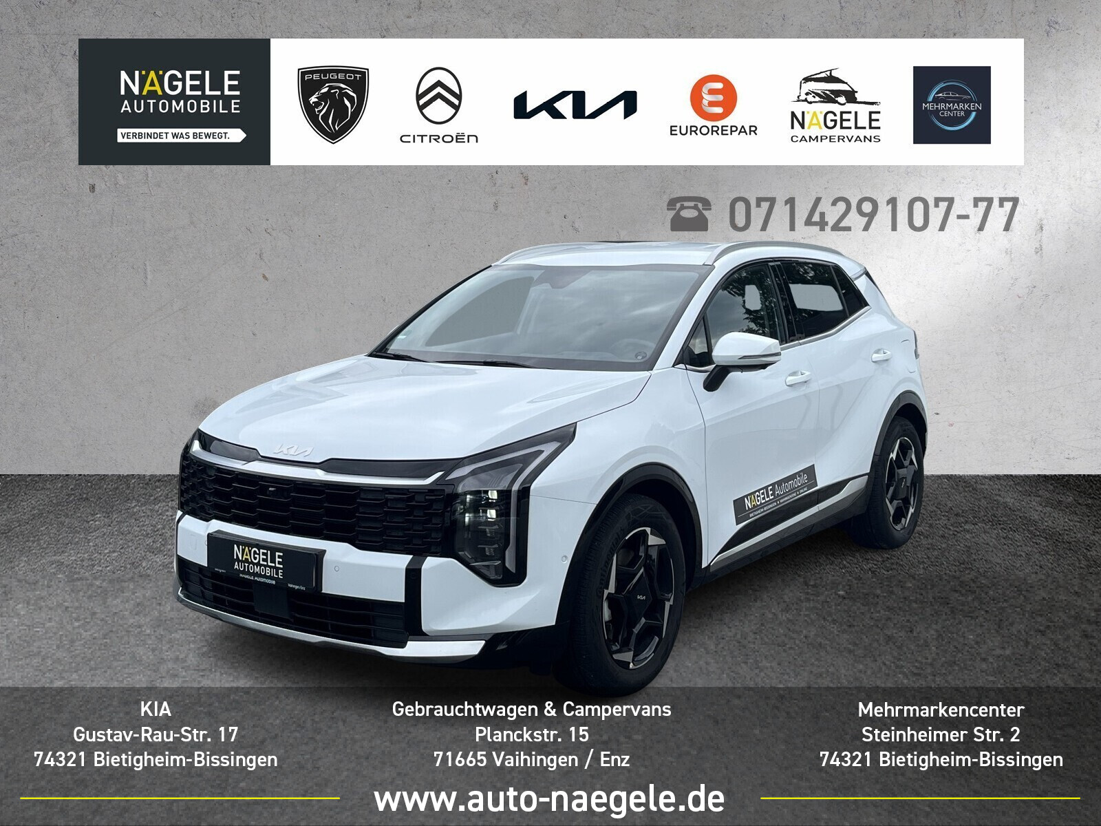 Sportage 1.6 T-GDI Spirit SitzH+Keyless+Drive