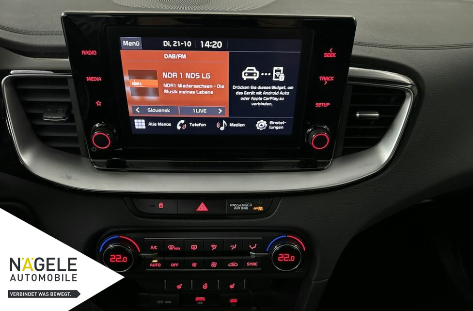 Ceed 1.0 T-GDI Vision|SHZ+LHZ+PDC+KLIMA+CARPLAY
