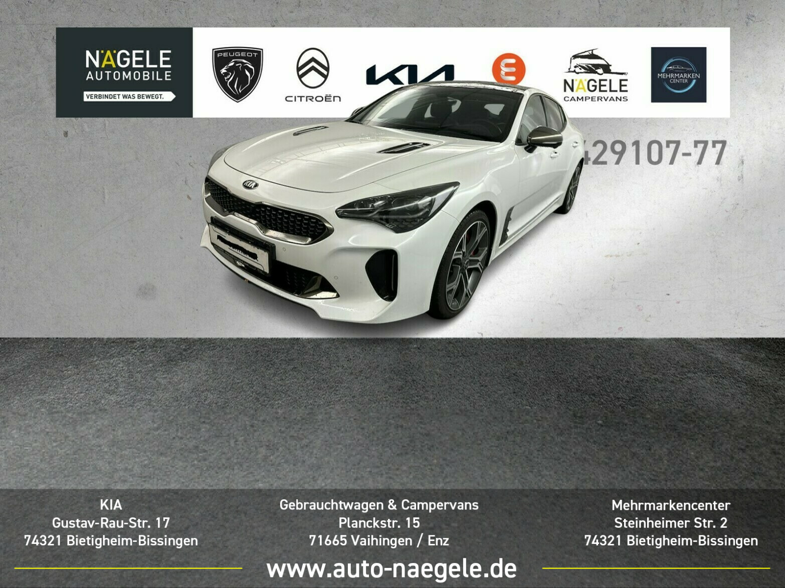 Stinger GT V6 3.3T-GDI 4WD|NAVI+ACC+PANO+LEDER