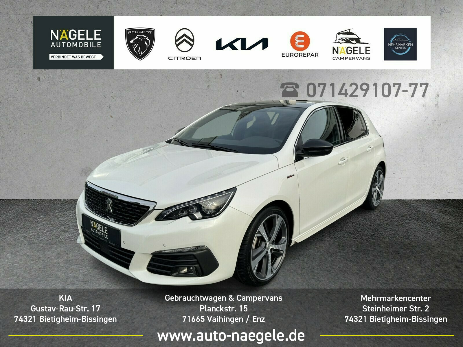 308 Autom. 130PS GT-Line|NAVI+ACC+PANO+MASSAGE