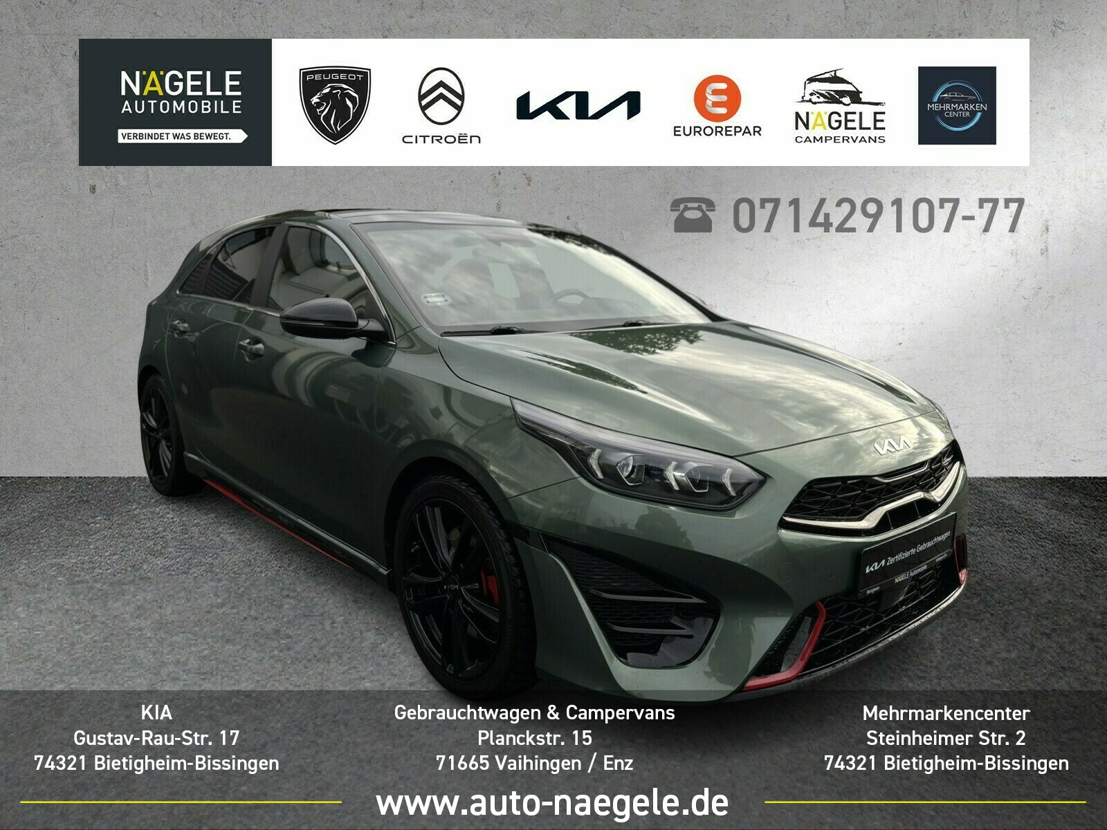 Ceed 1.6T-GDI DCT7 GT|Navi| Glasdach|SZH