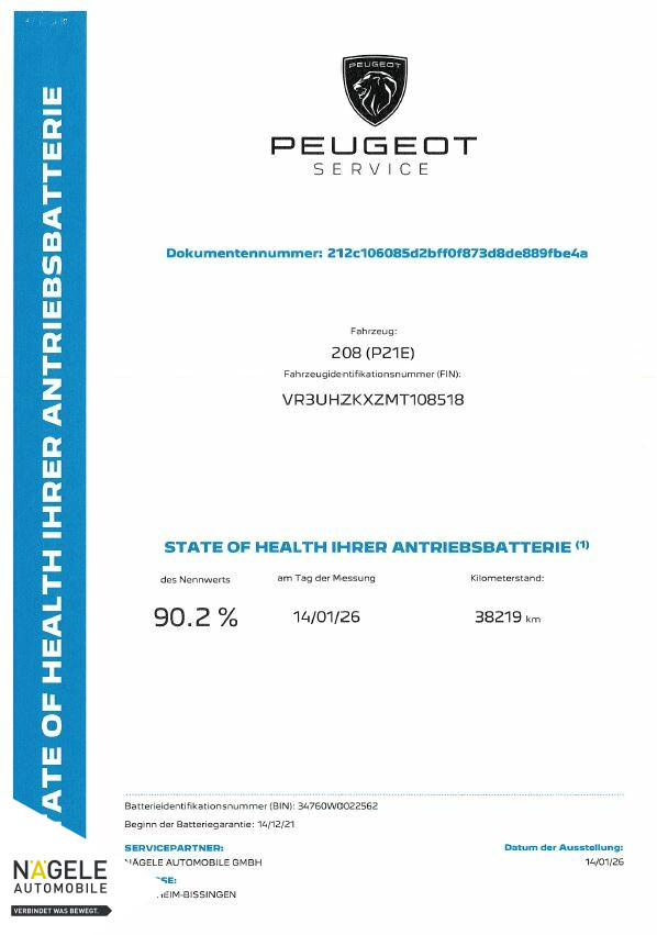 e-208 136 GT|Navi| Bluetooth|SZH Klima/LED/BC