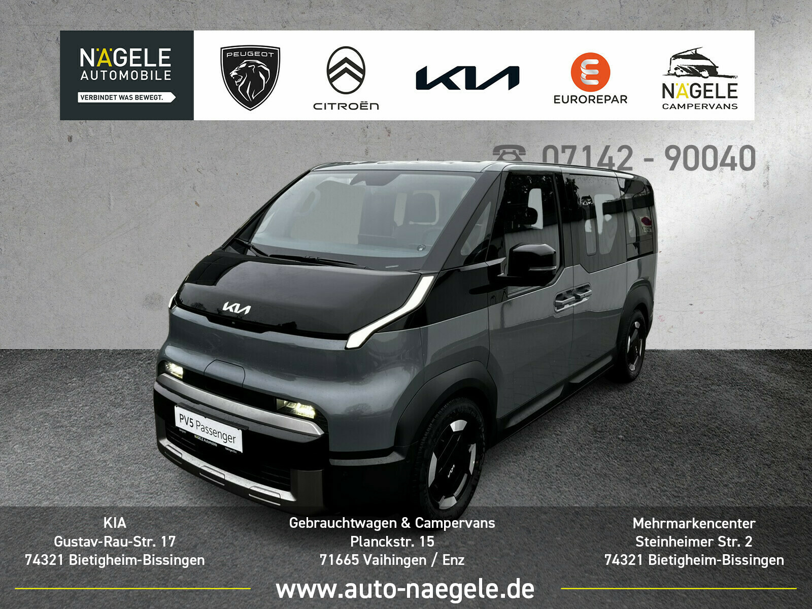 PV5 Passenger 71,2 kWh 120 kW Elite Klima
