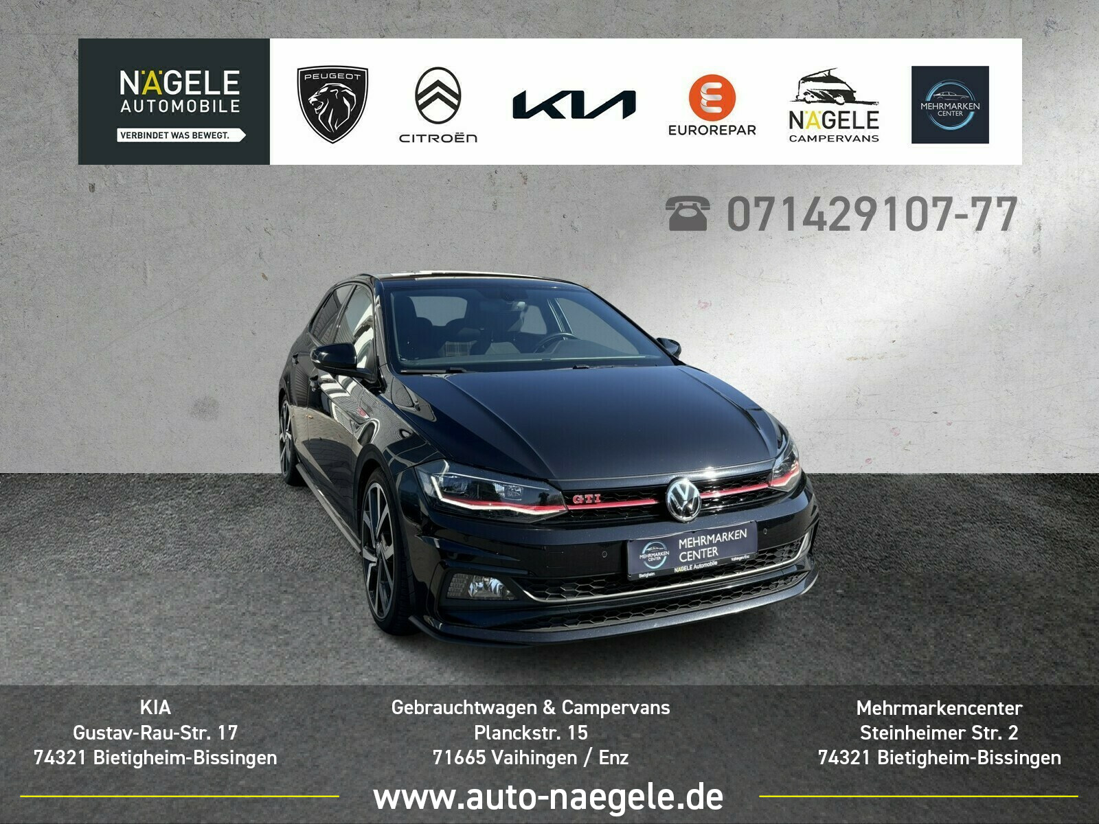 Polo GTI 2.0TSI DSG|ACC+NAVI+LED+SHZ+DIGICOCKPIT