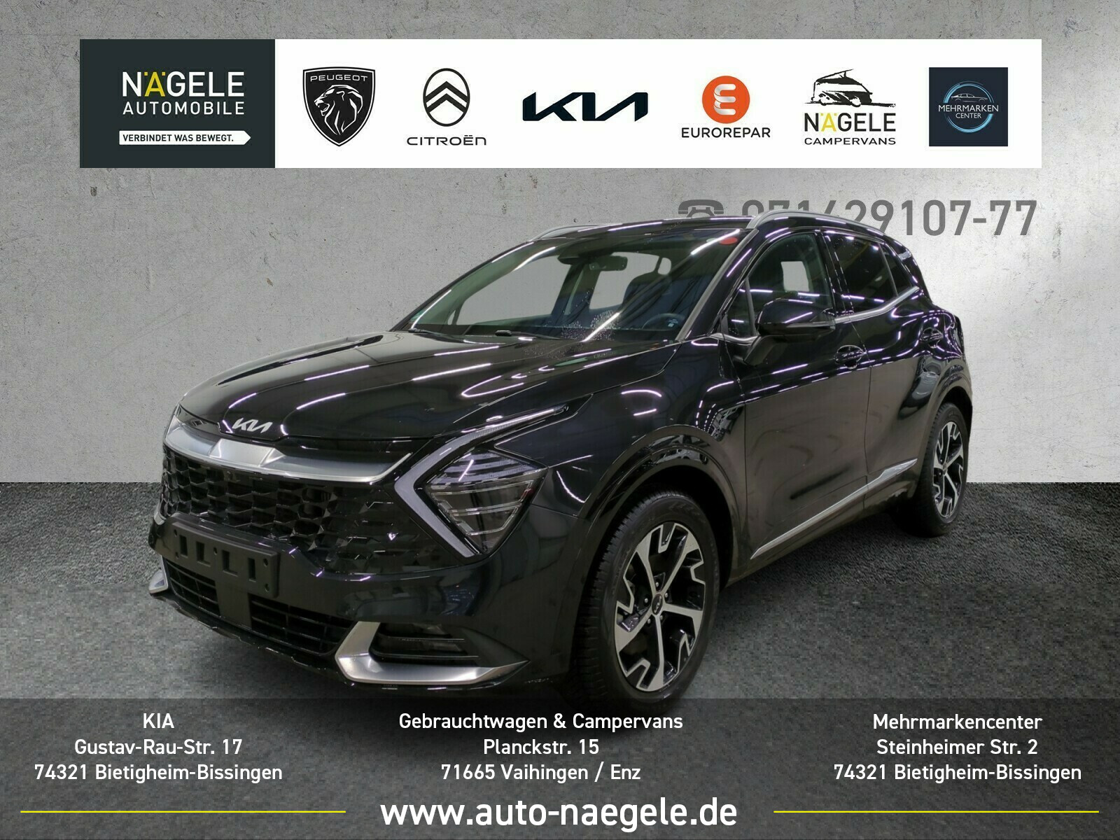 Sportage 1.6 T-GDI Spirit|ACC+LED+NAVI+360°+SHZ