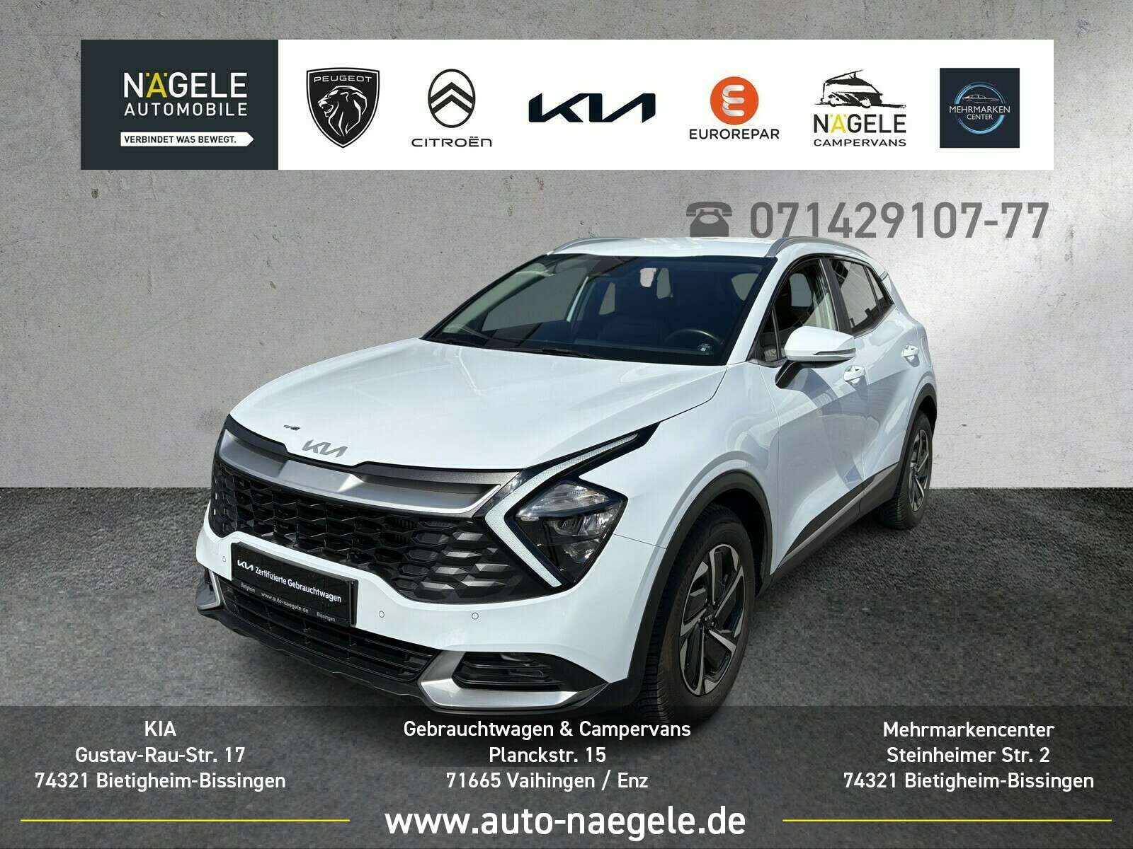 Sportage 1.6 T-GDI MH Automatik Vision|Navi|LED