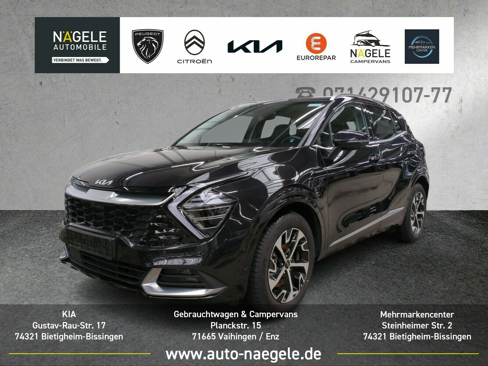 Sportage 1.6 TGDI HEV Spirit|LED+NAVI+SHZ+ACC