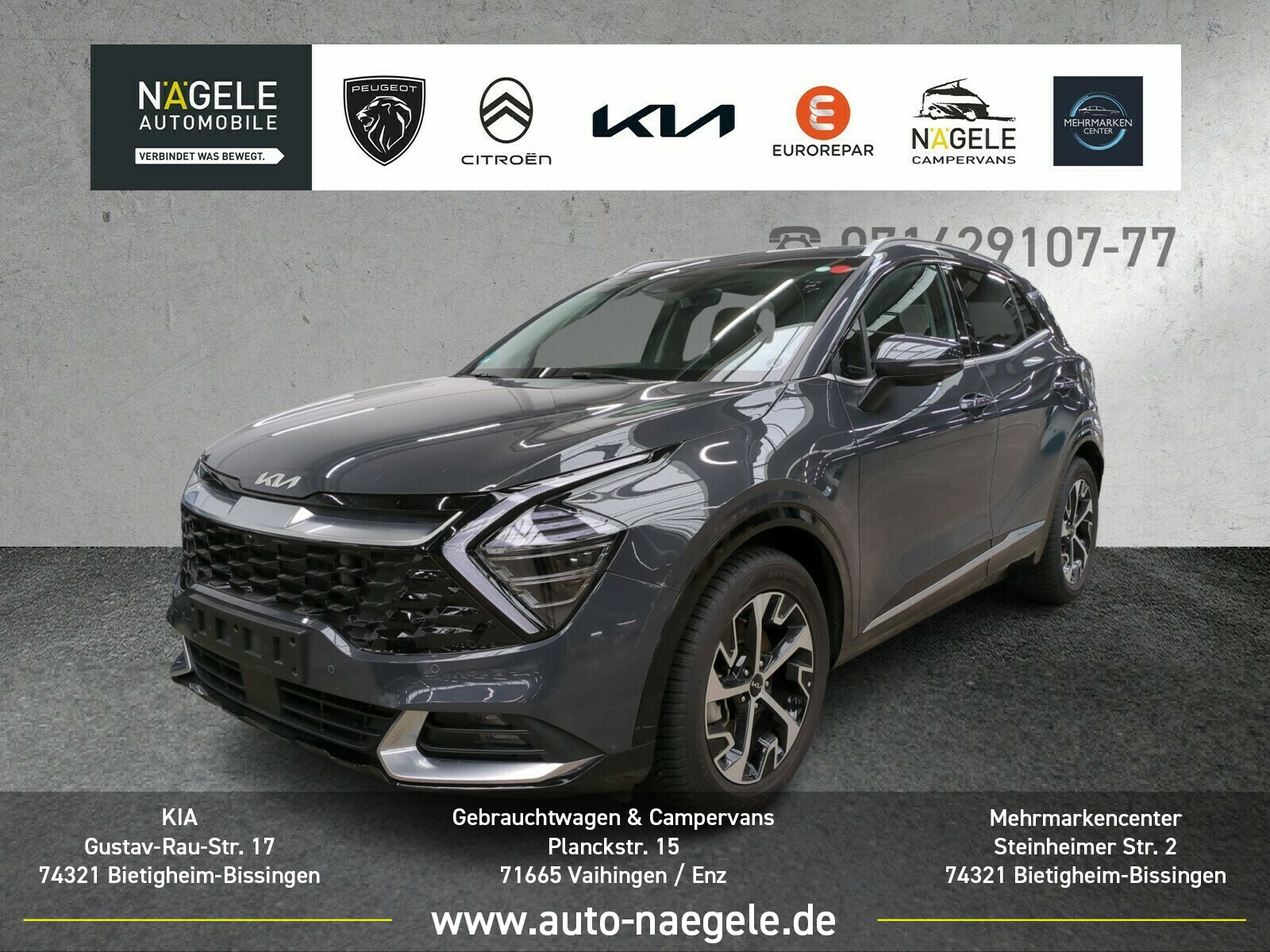 Sportage 1.6 T-GDI Spirit|NAVI+LED+360°+ACC+KAM