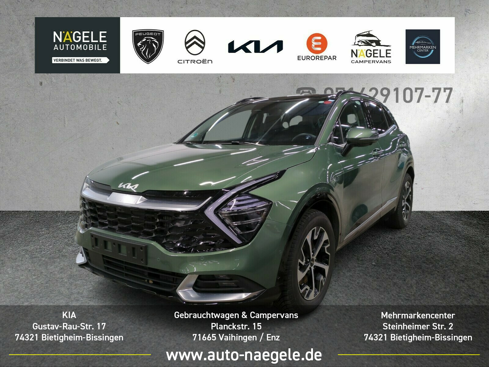 Sportage 1.6 TGDI HEV Spirit|LEDER+NAVI+PANORAMA