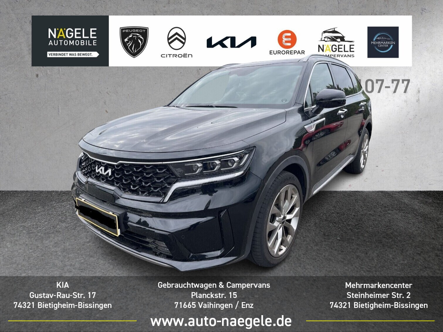 Sorento 2.2D Spirit 4WD 7Sitze|NAVI+PANO+ACC+HUD