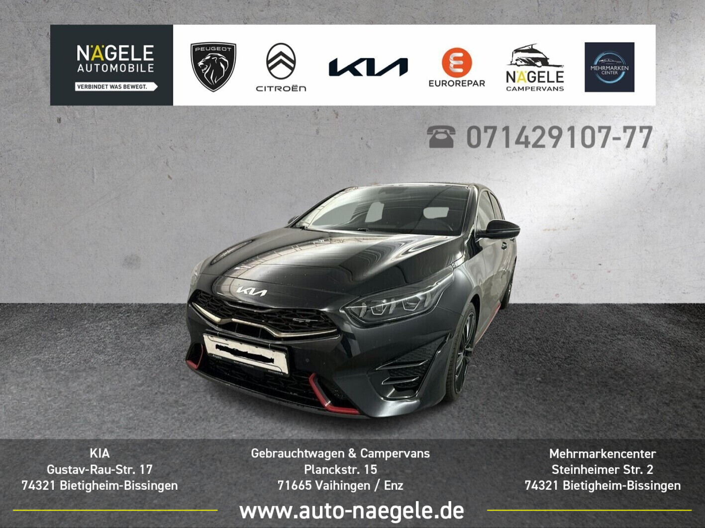Proceed GT 1.6 T-GDI|ACC+MEMORY+NAVI+LEDER+AHK+