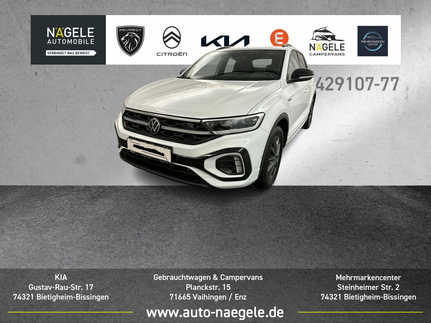 T-Roc 2.0 TSI R-Line Black 4Motion| Autom./Klima