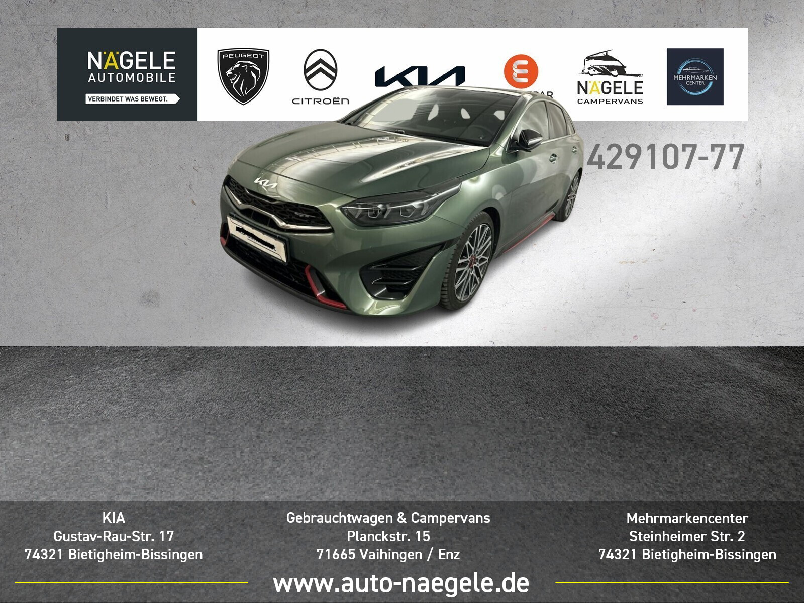 Proceed 1.6 T-GDI GT|NAVI+ACC+LEDER+MEMORY+SHZ