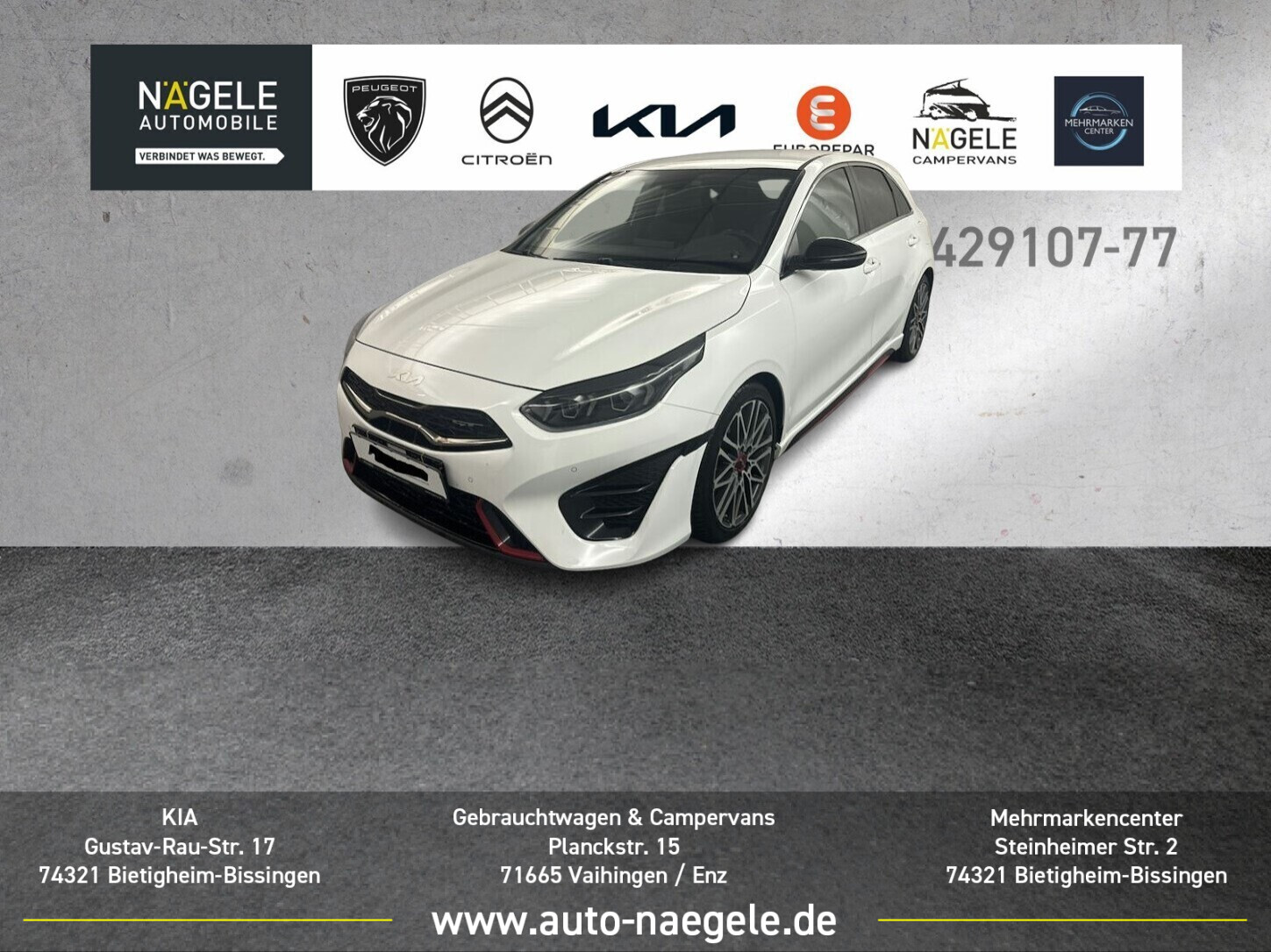 Ceed GT 1.6T-GDI|NAVI+ACC+LEDER+SHZ+KEYLESS