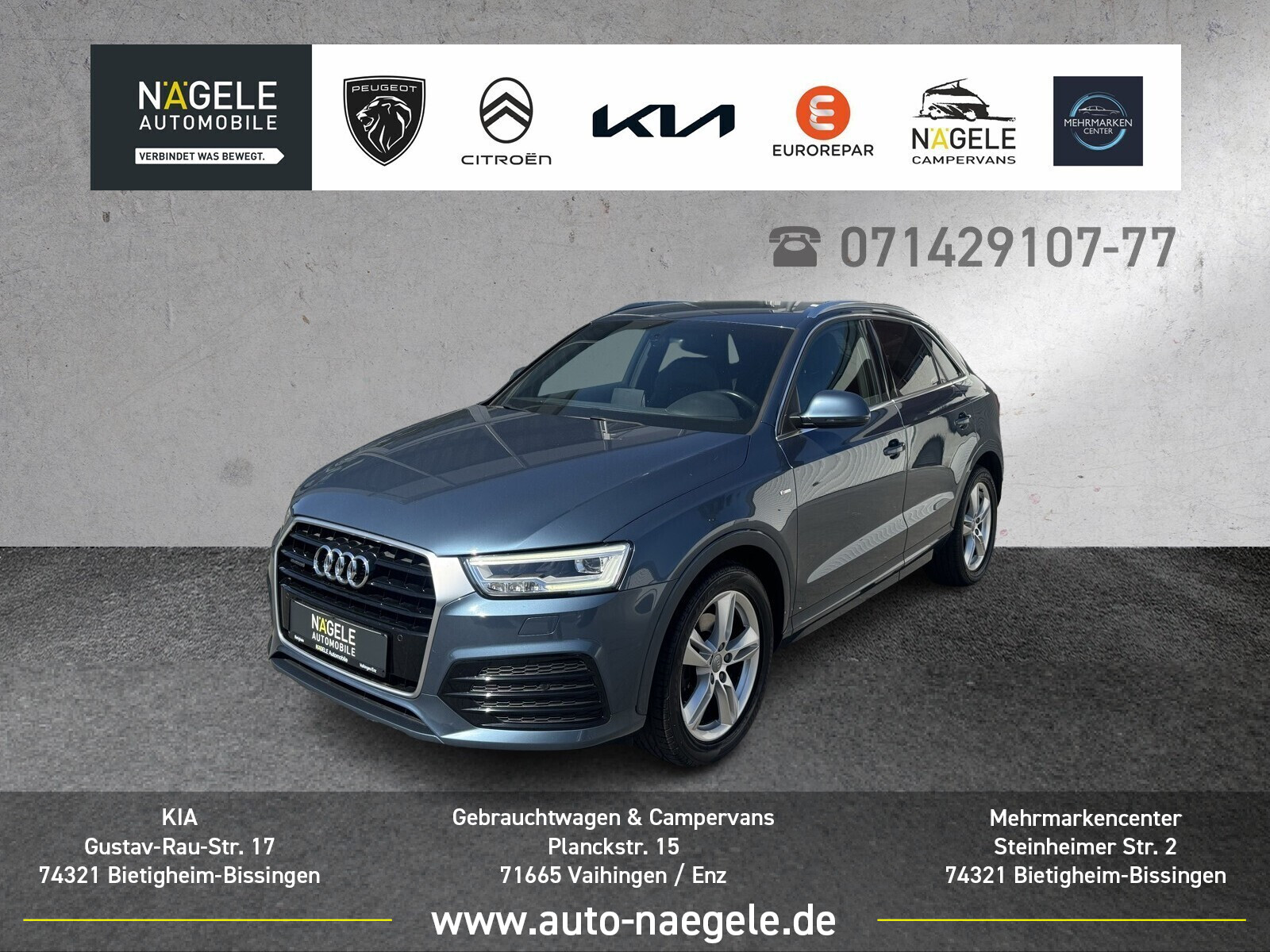Q3 2.0 TDI quatro sport|S-Line+AHK+SHZ+NAVI