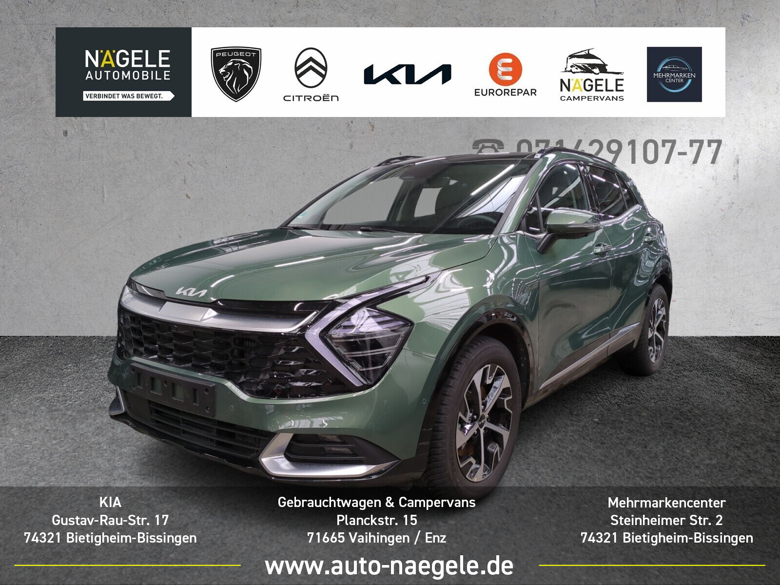 Sportage 1.6 TGDI HEV Spirit|LEDER+NAVI+PANORAMA