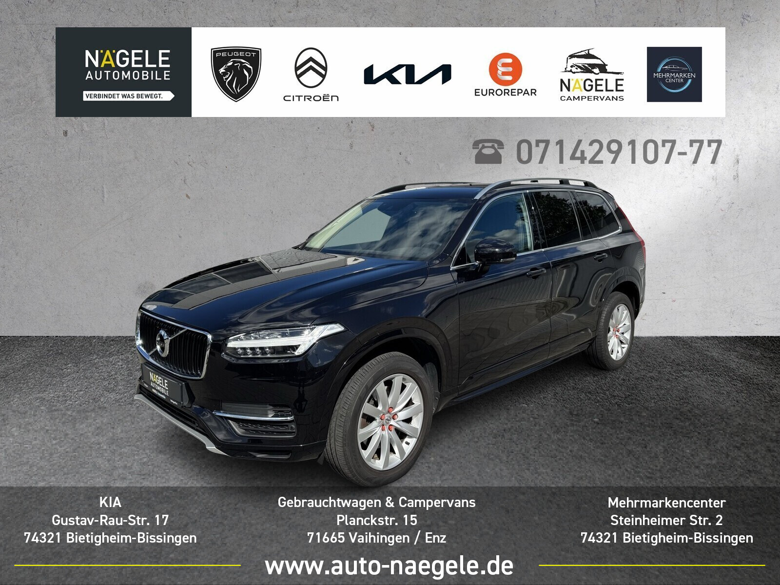 XC 90 D5 AWD Momentum+ACC+H&K+Front.Hzg+AWD