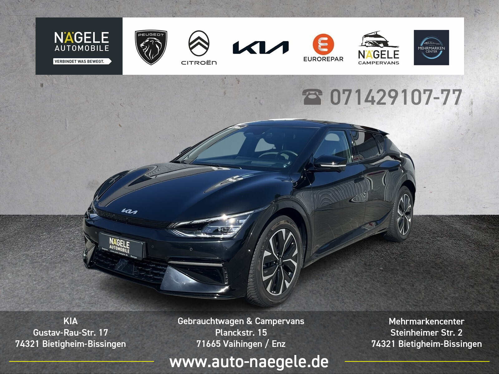 EV6 Elektro 77,4 kWh GT Line+Glasdach+360 Kamera
