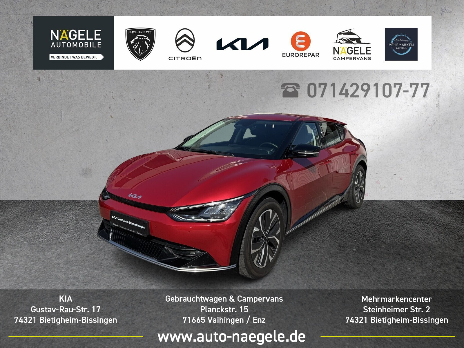 EV6 GT 77,4 kWh 4WD|NAVI+360°-HUD+ACC+GLASDACH