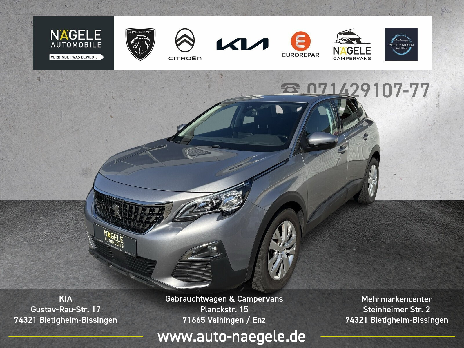 3008 1.2 PureTech 130 Active|NAVI+KAMERA+SHZ BC