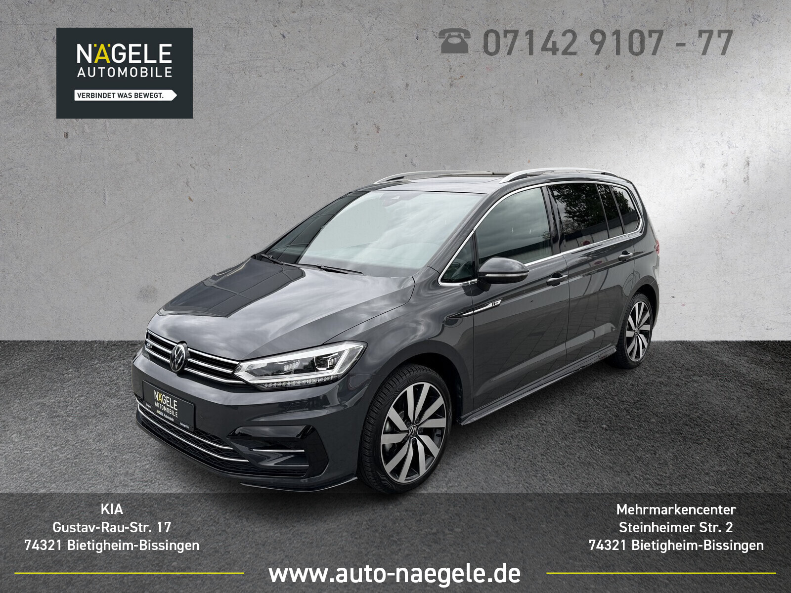 Touran 1.5 TSI Highline DSG 7-Sitzer NAVI PANO