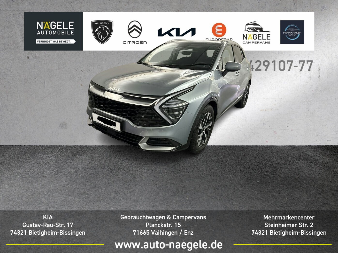Sportage 1.6 CRDi Spirit|NAVI+LED+LEDER+ACC+AHK