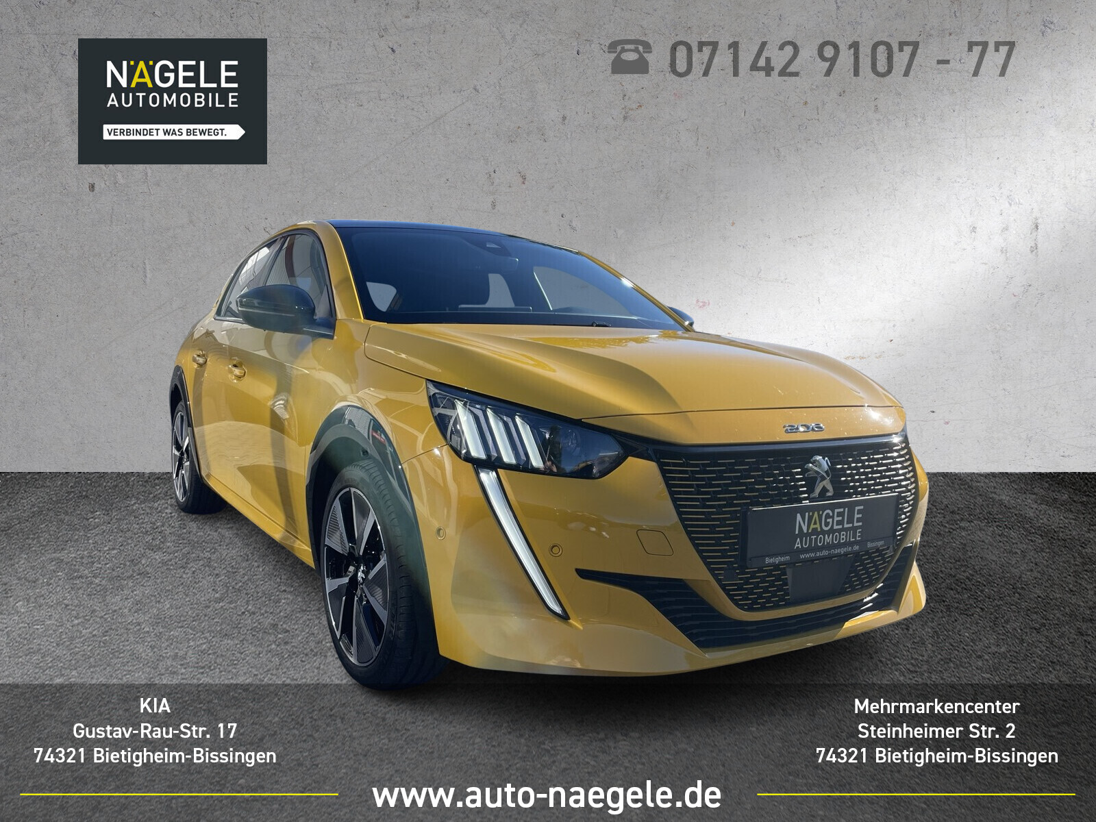 e-208 136 GT Pack|Navi| Panoramadach|SZH Klima