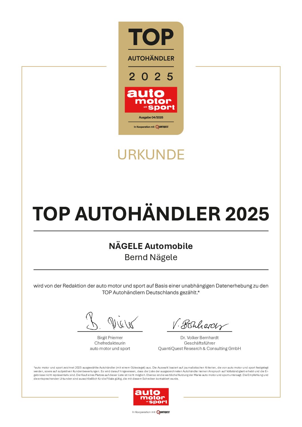 Urkunde