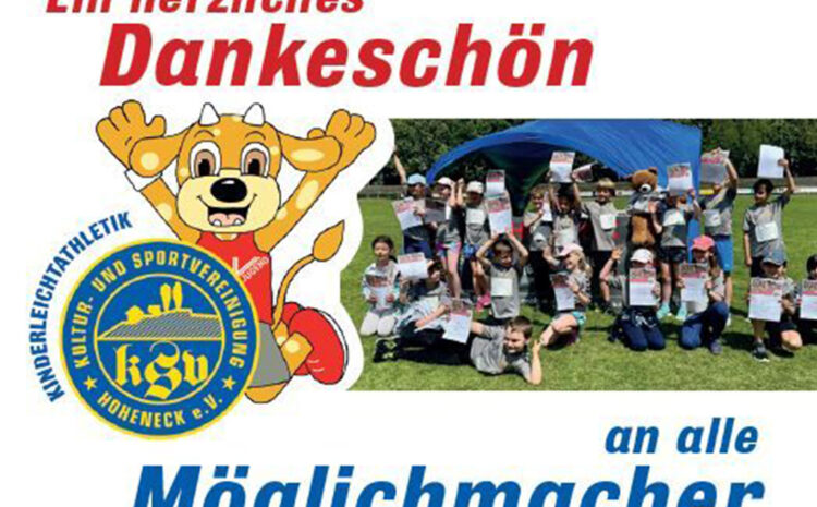  Kinderleichtathletik-Fest | KSV Hoheneck