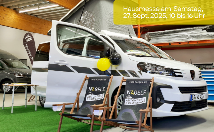  Hausmesse NÄGELE Campervans am 27.09.2025 in Vaihingen an der Enz