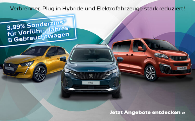  Peugeot Lagerverkauf