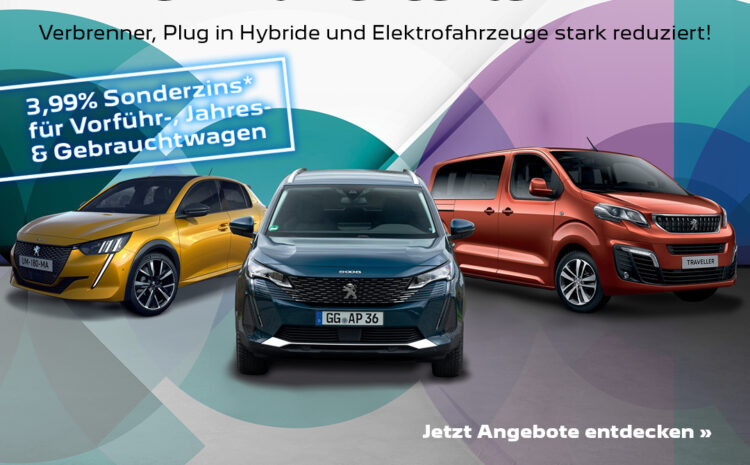  Peugeot Lagerverkauf